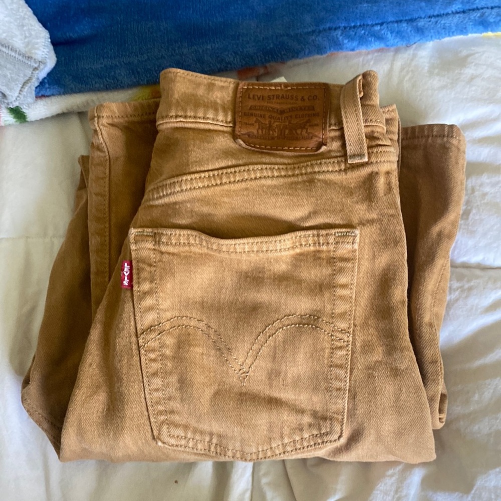 Levi rib cage straight pants